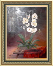 Csendlet orchideval 8